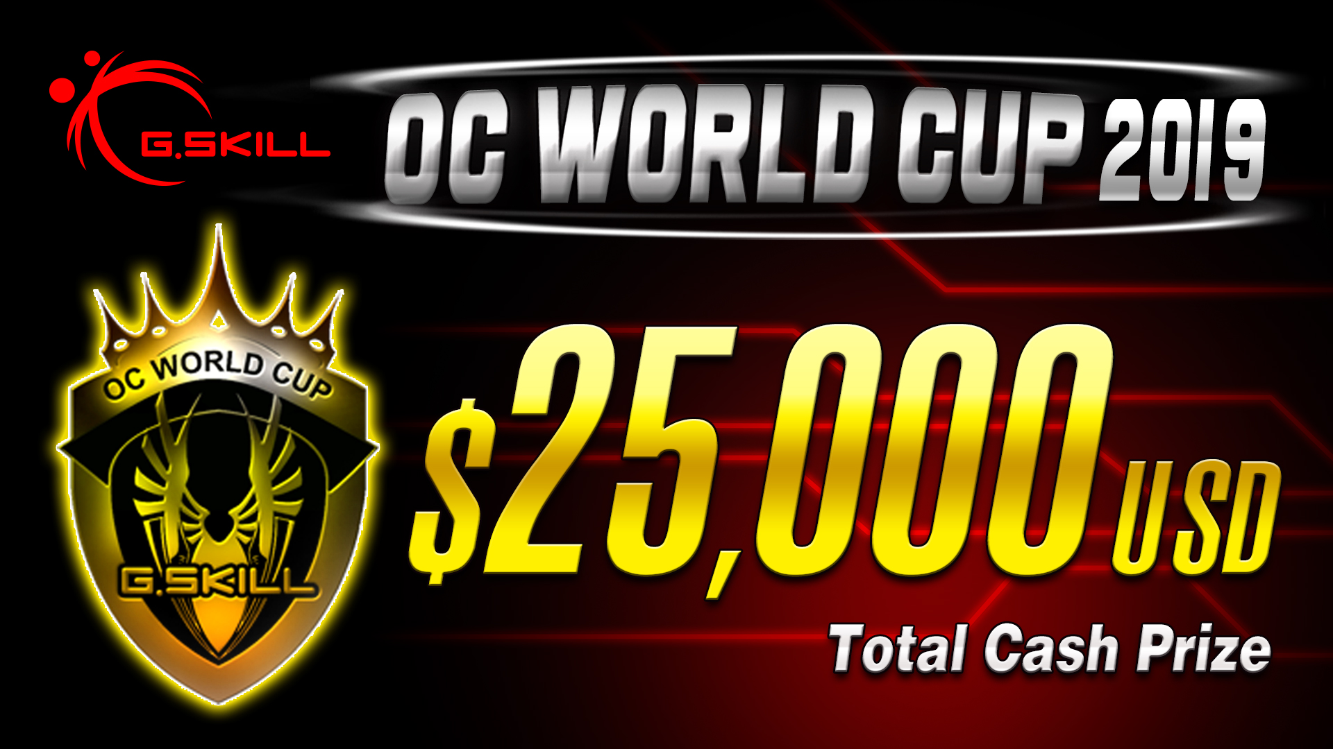 G.Skill Announces OC World Cup With $25,000 In Cash Prizes