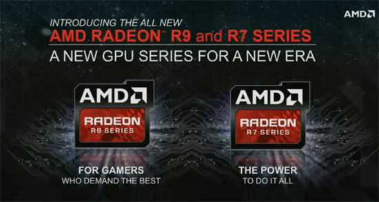 AMD GPU Lineup Announced: R9 and R7 Series