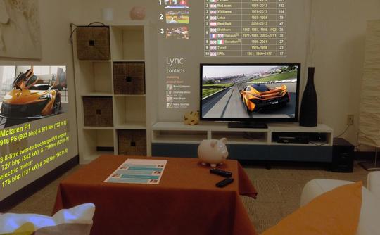 Microsoft wants you to browse the web … on your walls