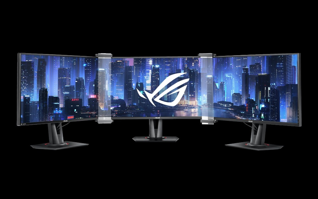 ASUS Releases ROG Bezel-Free Kit for Multi-Monitor Setups