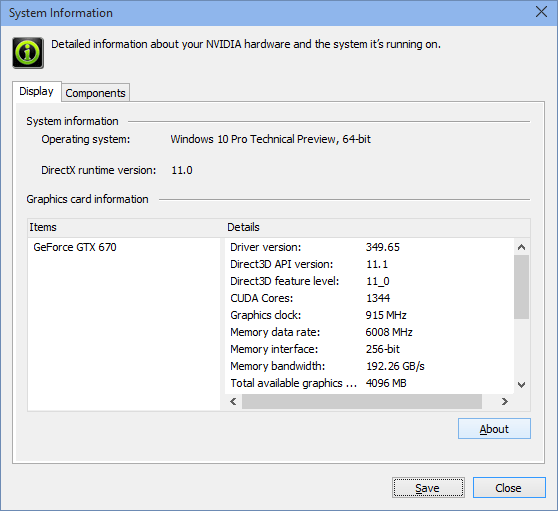 Windows Update Installs GeForce 349.65 with WDDM 2.0