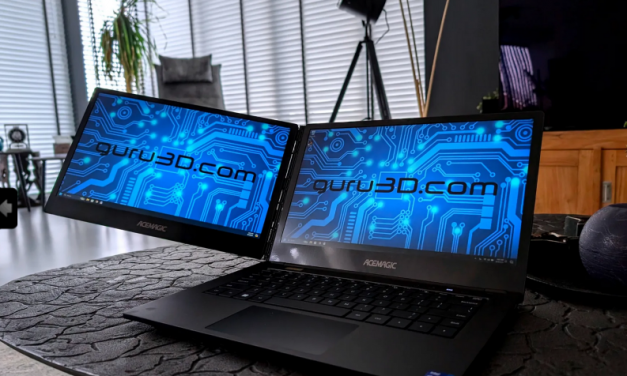 Got A Foldable Phone?  Why Not Try The Acemagic X1 Dual-Screen Laptop Too