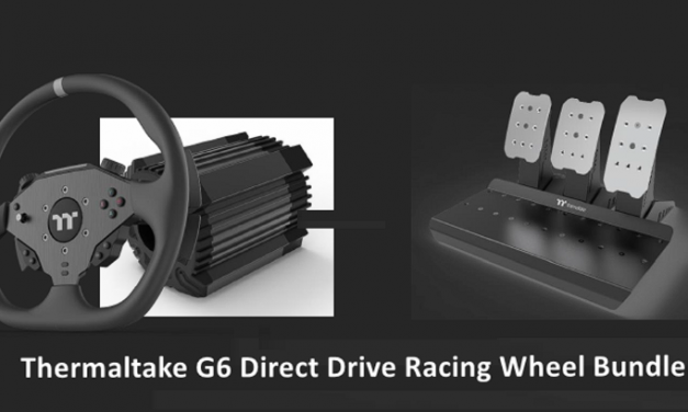 Vrooom!  Thermaltake Unveils G6 Direct Drive Racing Wheel Bundle and GM5 3DOF Motion System
