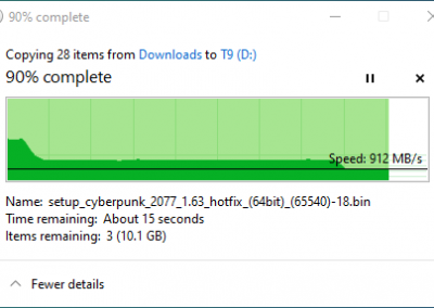 Samsung Portable SSD T9 Review - The Power of USB 3.2 Gen2x2 - Storage 3