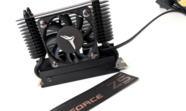 The TeamGroup T-Force Z540 4TB SSD And The Enormous Dark AirFlow I Drive Cooler